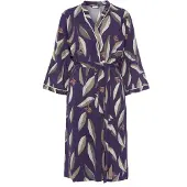 LASCANA Bata para casa gris / lila oscuro / rosa claro / blanco