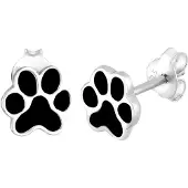 Elli Pendientes negro / plata