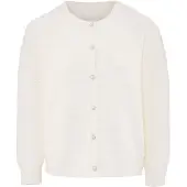 SANIKA Cárdigan blanco lana