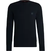 BOSS para hombre. 50527583 Jersey Kanovano negro (L), Casual, Poliéster, outlet 2026.