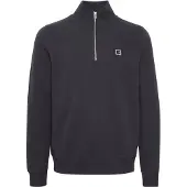 Casual Friday Sudadera ' Sebastian ' azul oscuro / blanco
