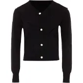 NAEMI Cárdigan negro / blanco