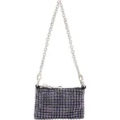 NAEMI Bolso de hombro lavanda / negro