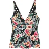 LASCANA Top de tankini beige / verde / rosa / negro