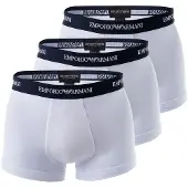 Emporio Armani Calzoncillo boxer navy / blanco