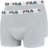 FILA Calzoncillo boxer gris moteado / rojo / negro / blanco