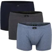 Götzburg Calzoncillo boxer azul / gris oscuro / negro