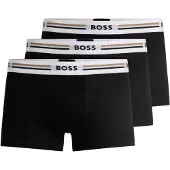 BOSS Calzoncillo boxer marrón claro / negro / blanco
