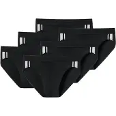 Schiesser Braga negro / blanco
