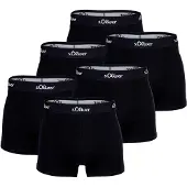 s.Oliver Calzoncillo boxer negro / blanco