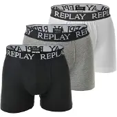 Replay Calzoncillo boxer gris claro / gris moteado / negro / offwhite