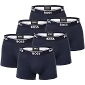BOSS Calzoncillo boxer azul oscuro / negro / blanco