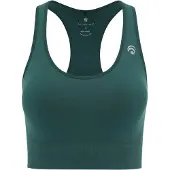 OCEANSAPART Sujetador deportivo 'Beverly' gris claro / verde oscuro