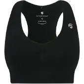 OCEANSAPART Sujetador deportivo 'Venice' negro / blanco