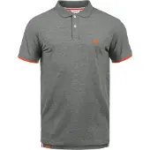 !Solid Camiseta 'BENJAMIN' gris / naranja