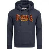 Lonsdale Sudadera 'Classic' navy / naranja / burdeos