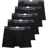 Ralph Lauren para hombre. 714864292001 Pack de 5 Bóxer RL negro (XL), Homewear, Algodón, outlet 2026.