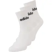 Adidas adidasCalcetines clásicos Linear Cushioned 28-30 White / Black Unisex