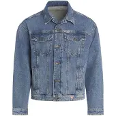 GUESS Chaqueta de entretiempo azul denim