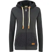 Oxmo Sudadera con cremallera 'Matilda' gris