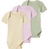 Name it Pijama entero/body chamois / verde / lila