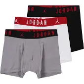 Jordan Calzoncillo gris / rojo / negro / blanco