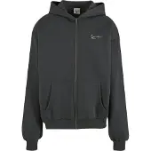 Karl kani Sudadera con cremallera gris plateado / negro / blanco