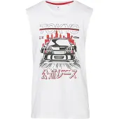 KOROSHI Camiseta rojo / negro / blanco