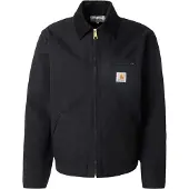 Carhartt WIP - Chaquetas - Detroit Jacket Black / Black Rinsed de Algodón - Talla M - Negro