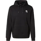 Karl Lagerfeld Sudadera gris oscuro / negro / blanco