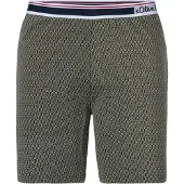 s.Oliver Pantalón de pijama navy / oliva / verde claro / blanco