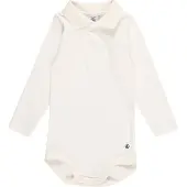 Petit Bateau Pijama entero/body azul noche / blanco