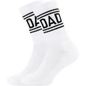 Ewers Calcetines 'DAD' negro / blanco