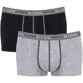 Sloggi Calzoncillo boxer gris / negro