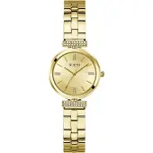 GUESS Reloj analógico 'Array' champán / oro
