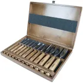 Narex Profi Carving Chisel Set 868100, set de gubias, 12 piezas