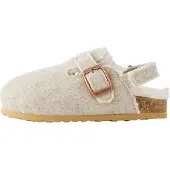 Next Zapatillas de casa crema / marrón claro