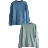 Next Camiseta térmica azul / jade