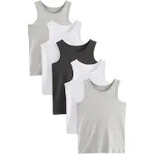 Next Camiseta térmica gris oscuro / gris moteado / blanco