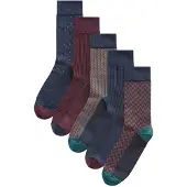 Next Calcetines navy / marrón oscuro / berenjena