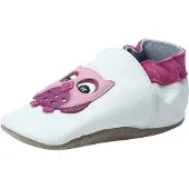Beck Zapatillas de casa 'Kleine Eule' malva / cyclam / negro / blanco