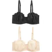 Next Sujetador crema / negro