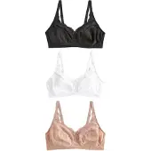 Next Sujetador beige / negro / blanco