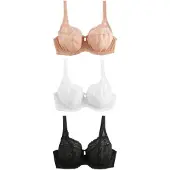 Next Sujetador beige / negro / blanco