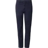BOSS para hombre. 50534378 Pantalón regular fit de satén de algodón elástico marino (32/32), Casual, outlet 2026.