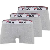 FILA Calzoncillo boxer gris claro / gris moteado / rojo sangre / negro