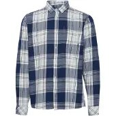 !Solid Camisa 'SDEsdras' navy / azul claro / blanco