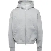 Weekday Sudadera con cremallera 'Simon' gris moteado