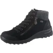 Rieker Botas 'Stiefelette Damen L7132 01 Leder-Mix in schwarz' negro