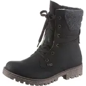 Rieker Botines con cordones negro